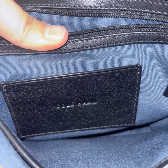 Cole Haan Black Leather Crossbody Bag - Picture 7 of 8